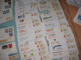 Lot d'enveloppes luftpost
