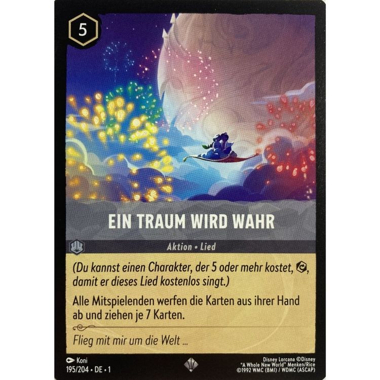 Ein Traum Wird Wahr 195/204 Disney Lorcana TCG DE Kaufen auf Ricardo