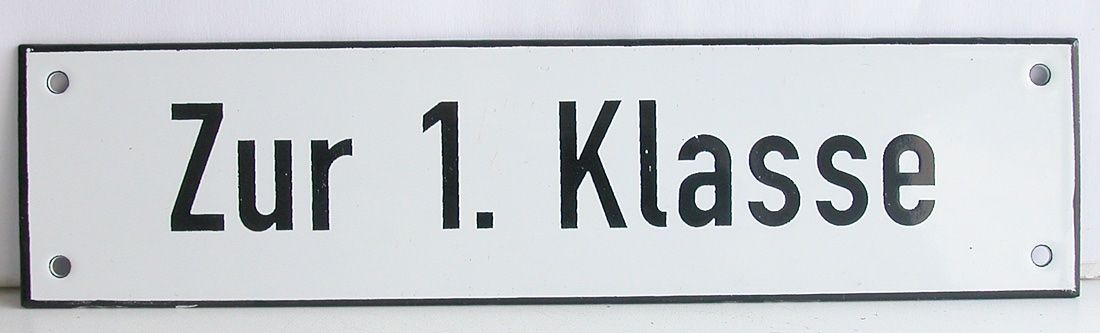 SBB/CFF/FFS Insegne: 4 Original Bahnschilder – Usato da Oberwil BL venduto da Klang 1