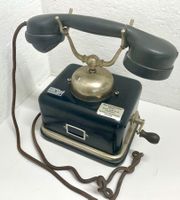 Antikes Tisch Kurbel Telefon, um 1920