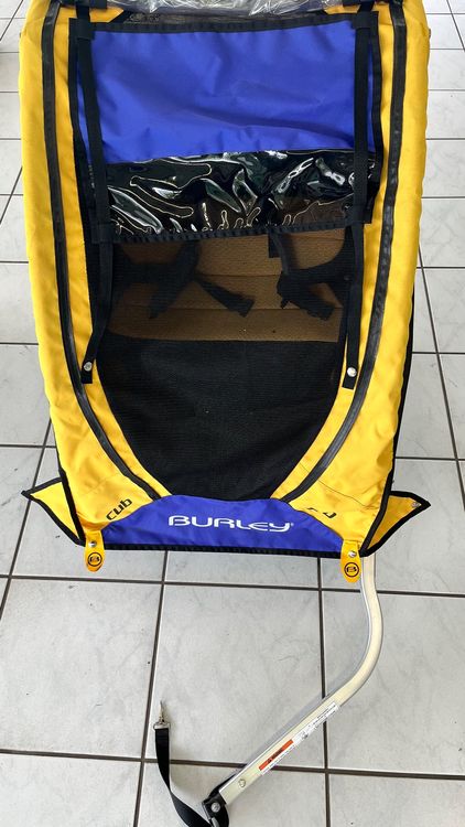Burley Steekas fietsaanhanger, zilver, M12x1,5-197mm