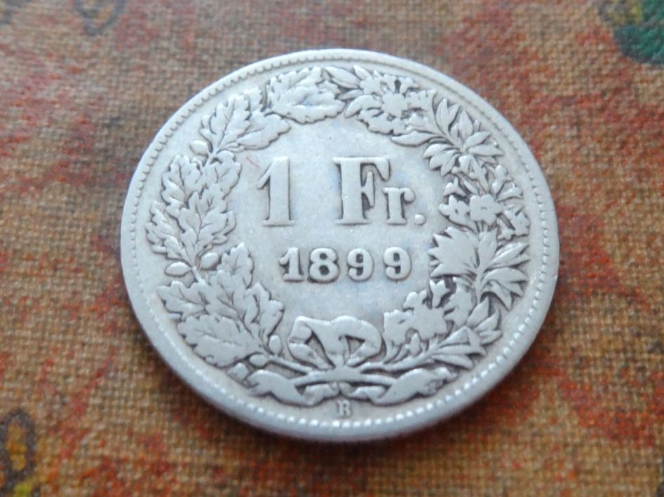 Alle Münzen: 1 Fr. 1899  (Y) – Gebraucht aus Romanel-sur-Lausanne von Swift13