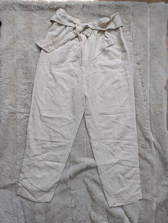 Hose, Mango Suit, Leinen, Grösse S