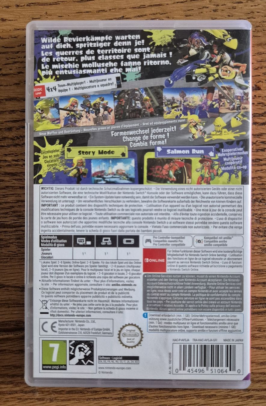 Nintendo Spiele: Nintendo Switch – Splatoon 3 – Neu (gemäss Beschreibung) aus Au SG von KonsoleWerk 1