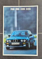 Prospekt BMW Serie 3er E30 316i / 318i / 320i / 325i 01.1988