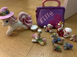 Filly Pferde Sammlung, viele Fillys mit Tasche Prinzessin