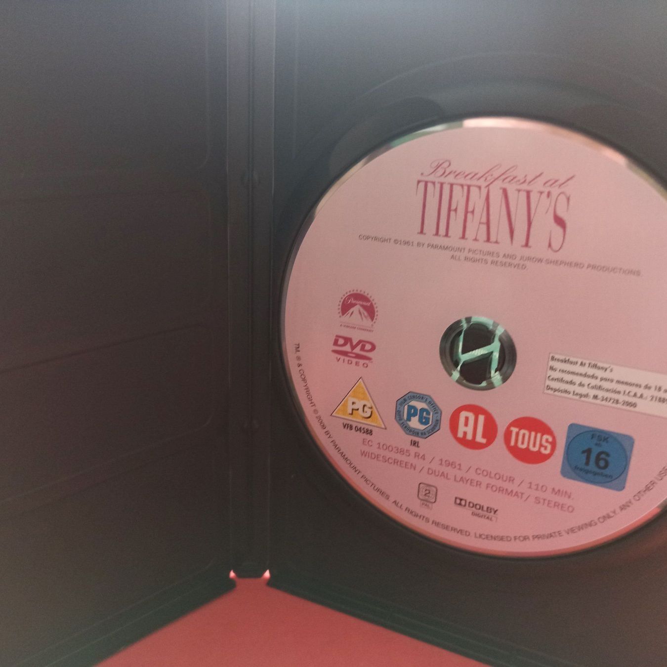 Tutti i DVDs: Frühstück bei Tiffany – Usato da Dübendorf venduto da kb86_MOVIE 3