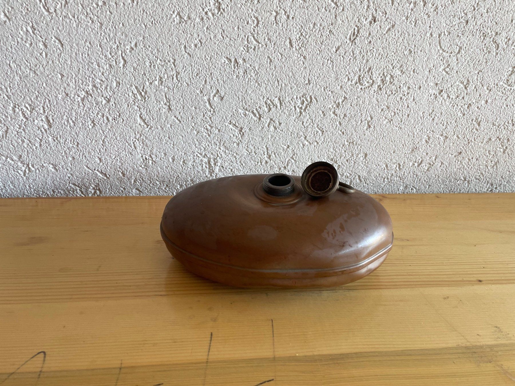 Autres appareils anciens: Antike Kupfer Bettflasche  "echt Vintage" – D'occasion à Frenkendorf par pivot02 1