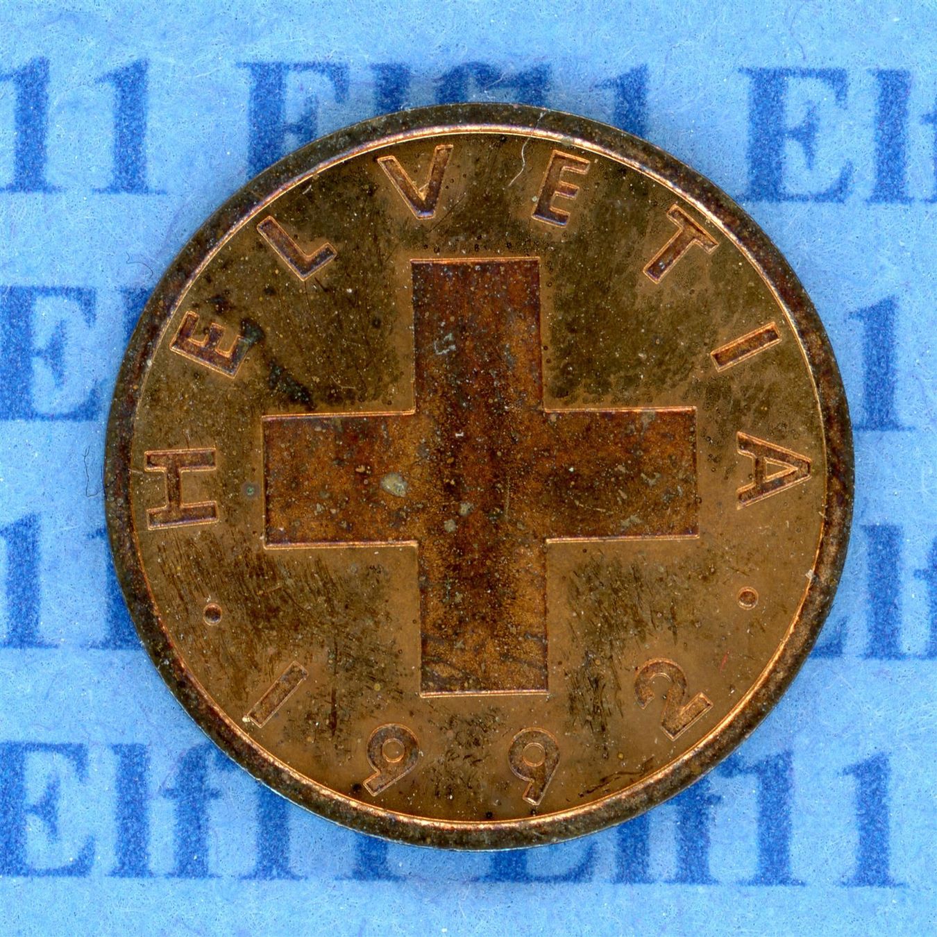 Alle Münzen: CHF___0.01 1992 vz-unz 1 Rappen – Gebraucht aus Widnau von Elf11