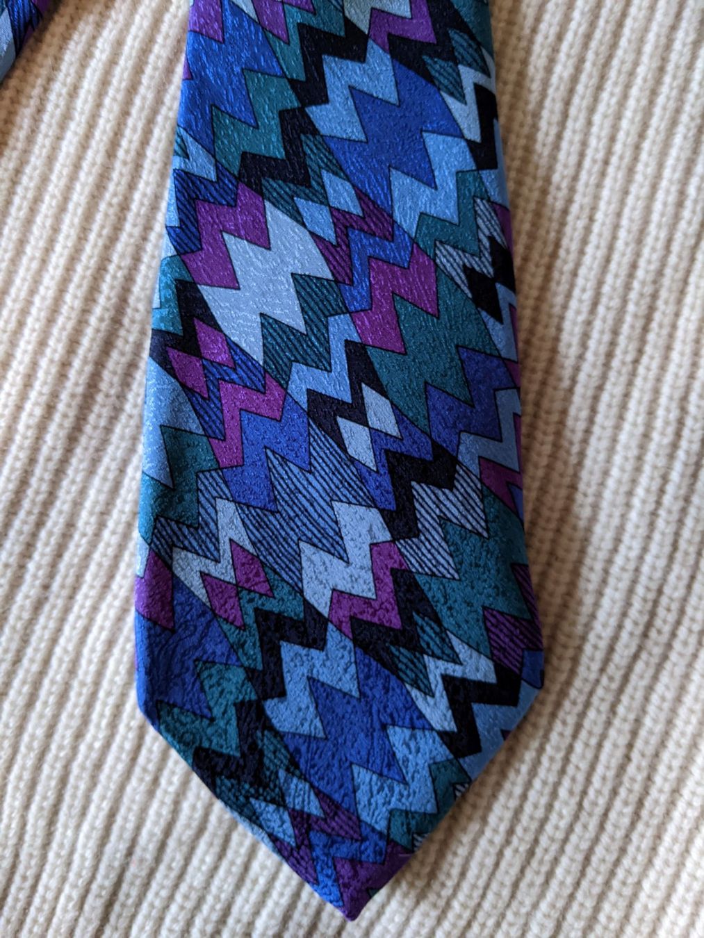Missoni Cravatte: MISSONI : Cravate en soie dans les tons bleus – Nuovo (secondo la descrizione) da Petit-Lancy venduto da lilycerise 1