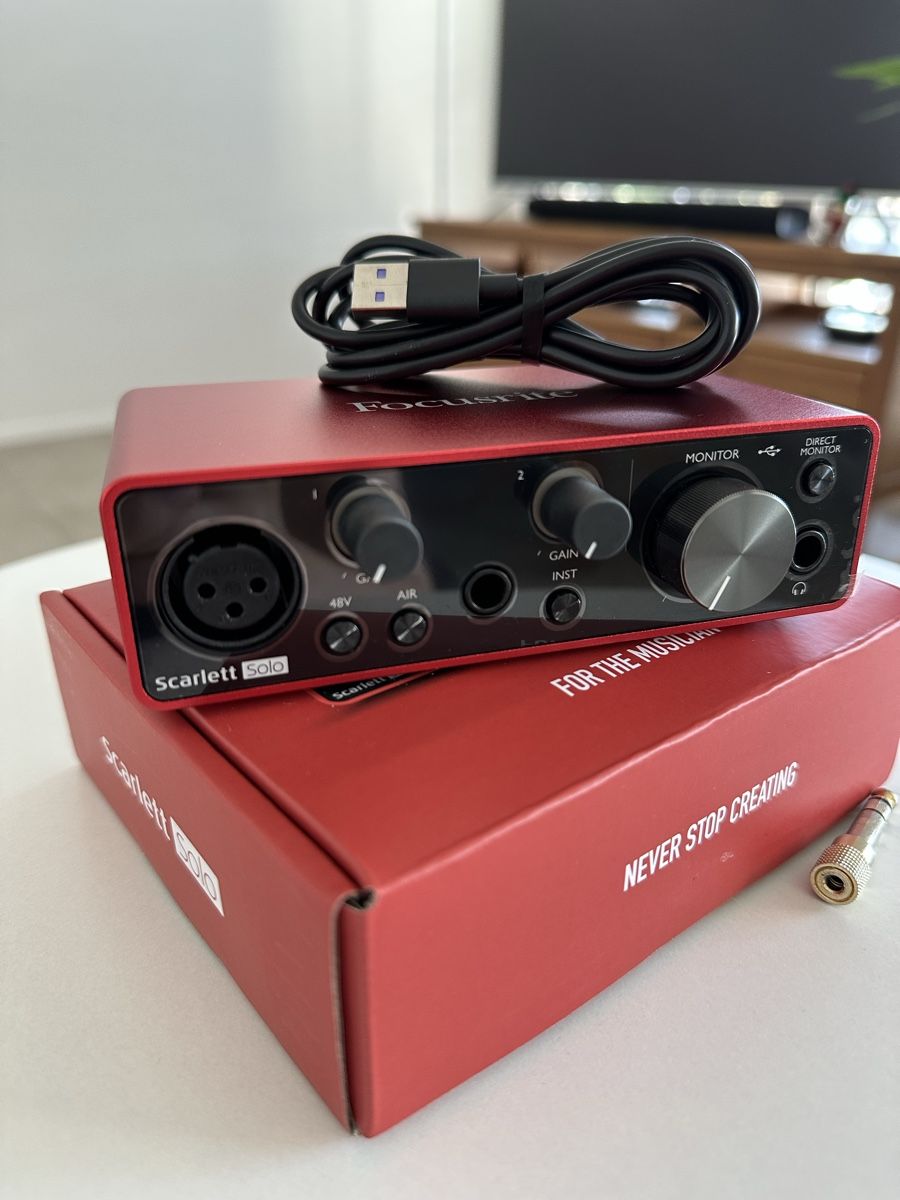 Focusrite Attrezzatura per studi di registrazione: Focusrite Scarlett Solo (3rd Generation) USB Audio Interface – Nuovo (secondo la descrizione) da Oberuzwil venduto da PreownedAllure 4