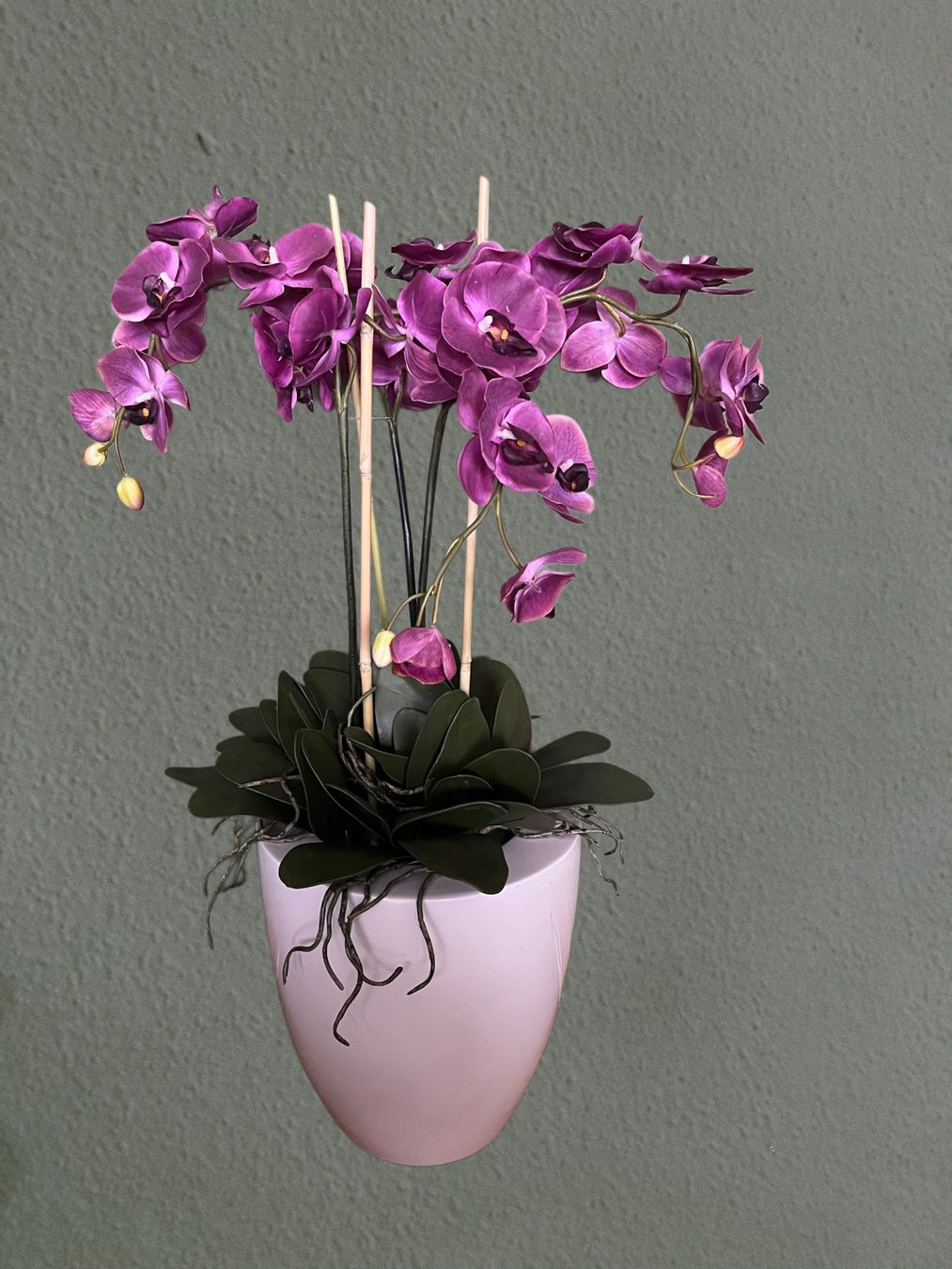 Pflanzen & Samen: Kunstpflanze Orchideen im Topf – Neu und originalverpackt aus Emmen von codici 2