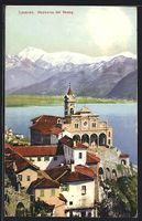 AK Locarno, Madonna del Sasso, 1929