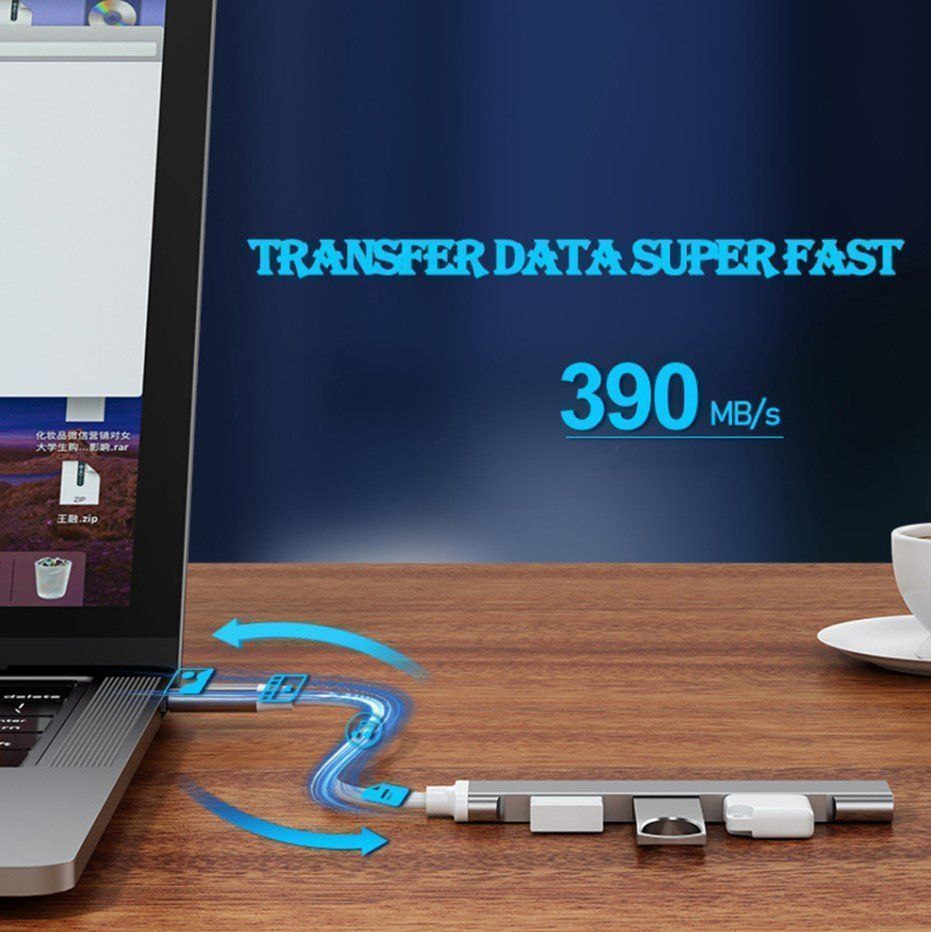 Hub & Switch: 4Port USB 3.0 Hub USB Hub High Speed Typ-C Splitter 5Gbps – Nuovo e nell'imballaggio originale da Rorschacherberg venduto da elektrofreak 3