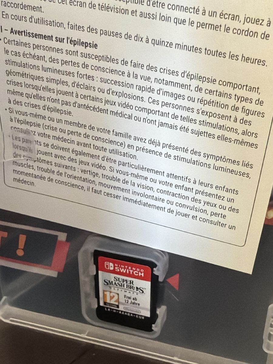 Nintendo Giochi: Jeu Nintendo Switch Super Smash Bros Ultimate – Usato da Troinex venduto da cashgva 1