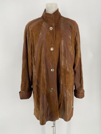 Vintage Wildleder-Lederjacke Gr. 42/44 von Holdt Collection