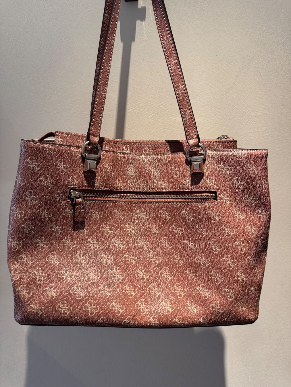 Borse da donna: Guess Handtasche/Shopper, rosa-braun – Usato da St. Gallen venduto da lmk_6695 2