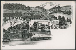 LU Fluhmühle - Bahn - Tram TrL - Litho - Littau