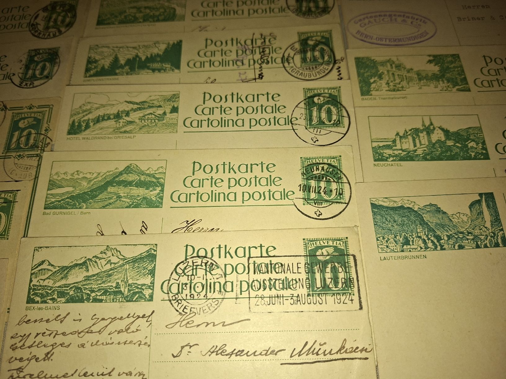 Alle Briefmarken: Bildpostkarten Lot 2 22Stk. – Gebraucht aus Balgach von SIMEON27 3