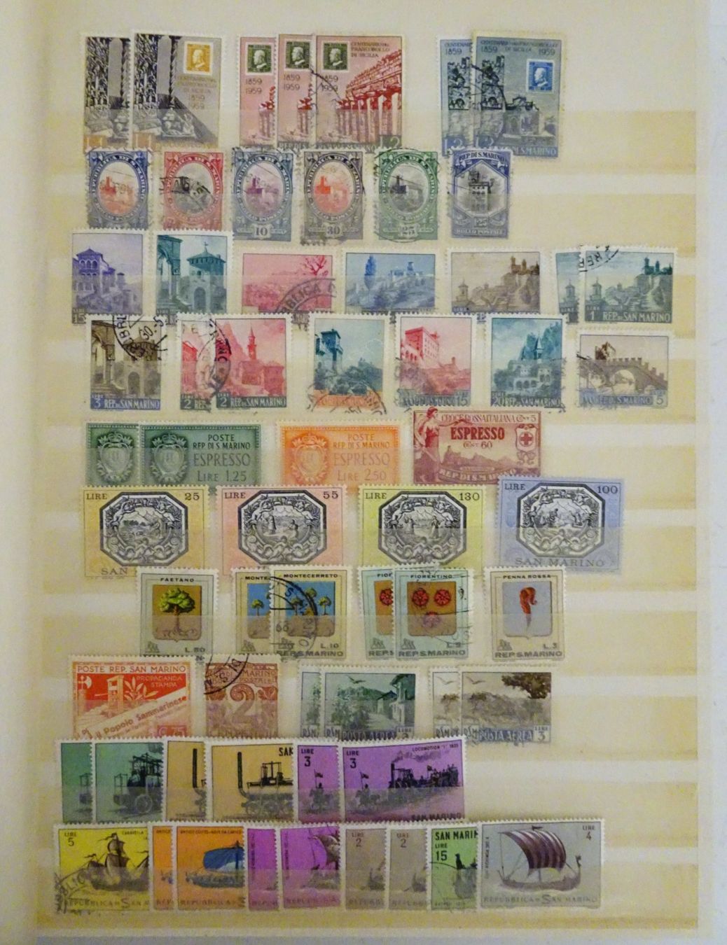 Tutti i francobolli: Briefmarken San Marino – Usato da Feldbrunnen venduto da MarcusSO 2