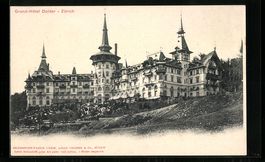 Zürich, Vue dans l'Grand Hotel Dolder