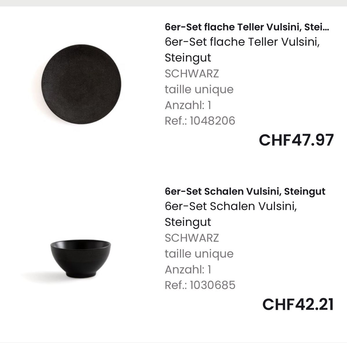 La Redoute Set di piatti: Tafelgeschirr Steingut von La Redout   – Nuovo (secondo la descrizione) da Oberbüren venduto da dijbdn 7