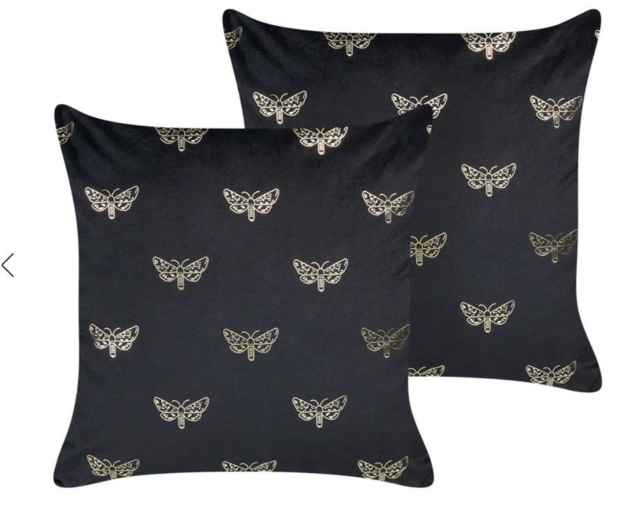 Cuscini: 2 Coussins avec motif libellule – Nuovo e nell'imballaggio originale da Crassier venduto da steff2000