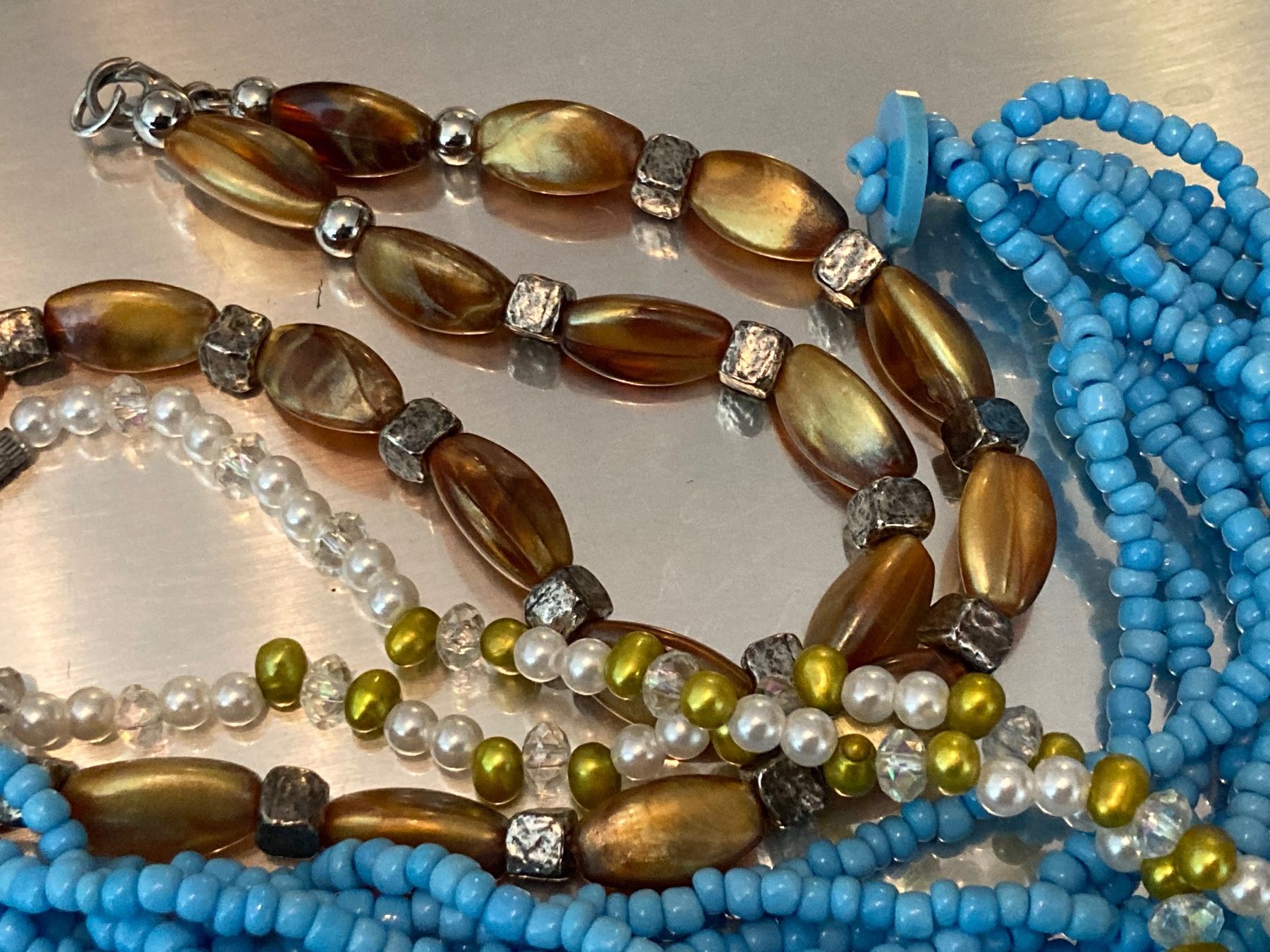 Catenine: 3 Colliers vintage – Usato da Marly venduto da Antigona71 1