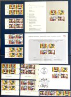 1992 Zirkuswelt  FDC 4er + 2 Sätze 4er Bern - Riehen + Div.