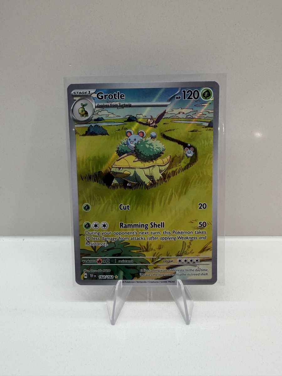 Pokémon Carte collezionabili: Grotle Illustration Rare Temporal Forces 2024 – Usato da Arlesheim venduto da WungaBunga