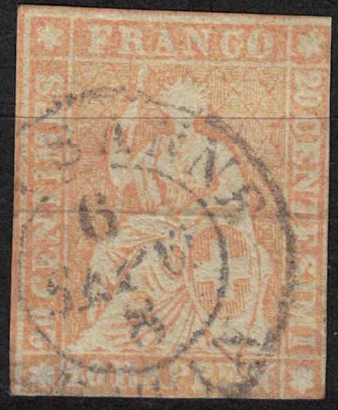 Alle Briefmarken: Strubel 25gestempelt – Gebraucht aus Bern von bae_958f