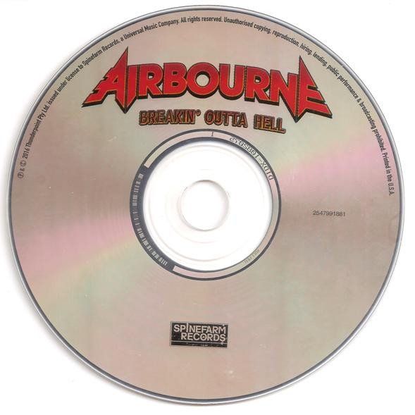 CD: Airbourne: Breakin' Outta Hell - Vergriffene US Pressung - b – Usato da Brittnau venduto da Zibu 3