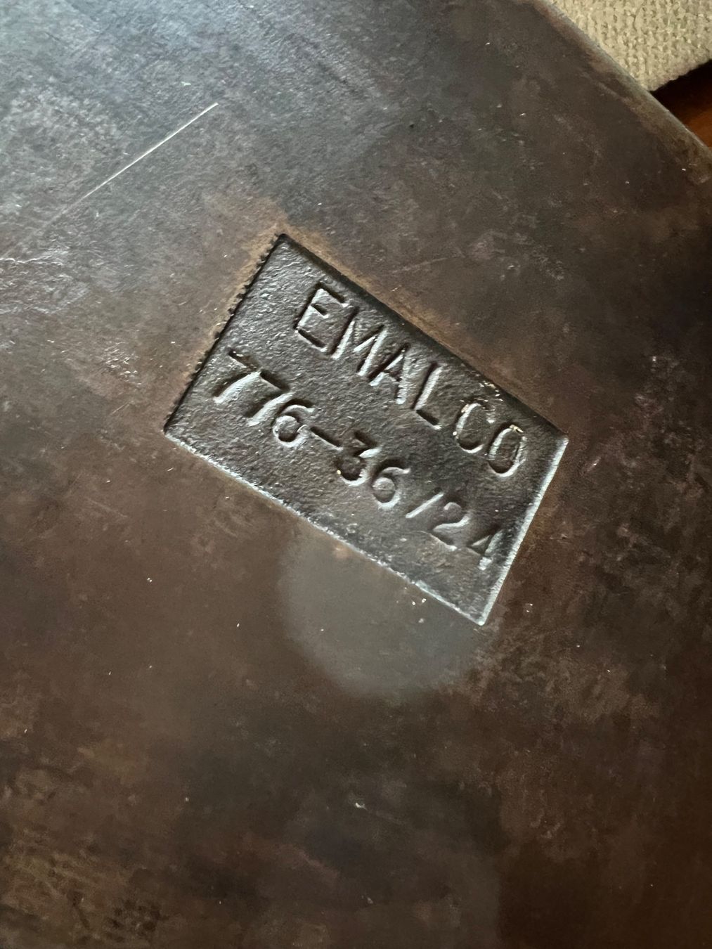 Emalco Pentole: Emalco Gusseisen Bräter mit Deckel  Schwarz – Usato da Jona venduto da Sariksa 4