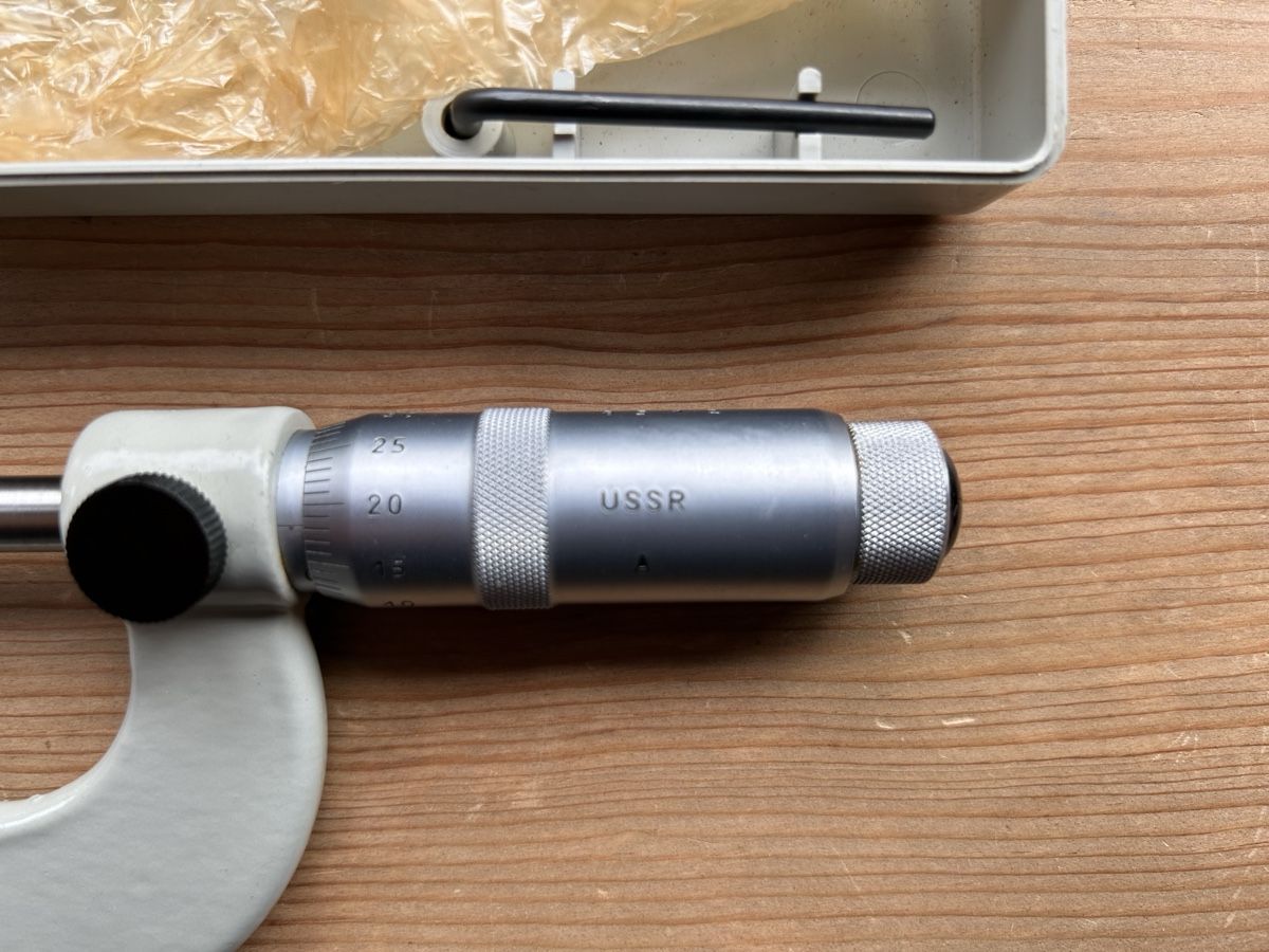 Misurare: russischer Mikrometer 0-25mm – Usato da Zürich venduto da rbrb 1