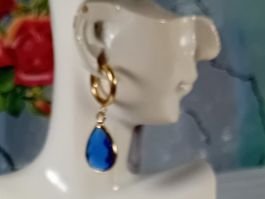 ohrring edelsthal,,,,mit modeschmuck,,,glanzig