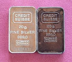 CREDIT SUISSE - 40 GRAMM - FEINSILBER