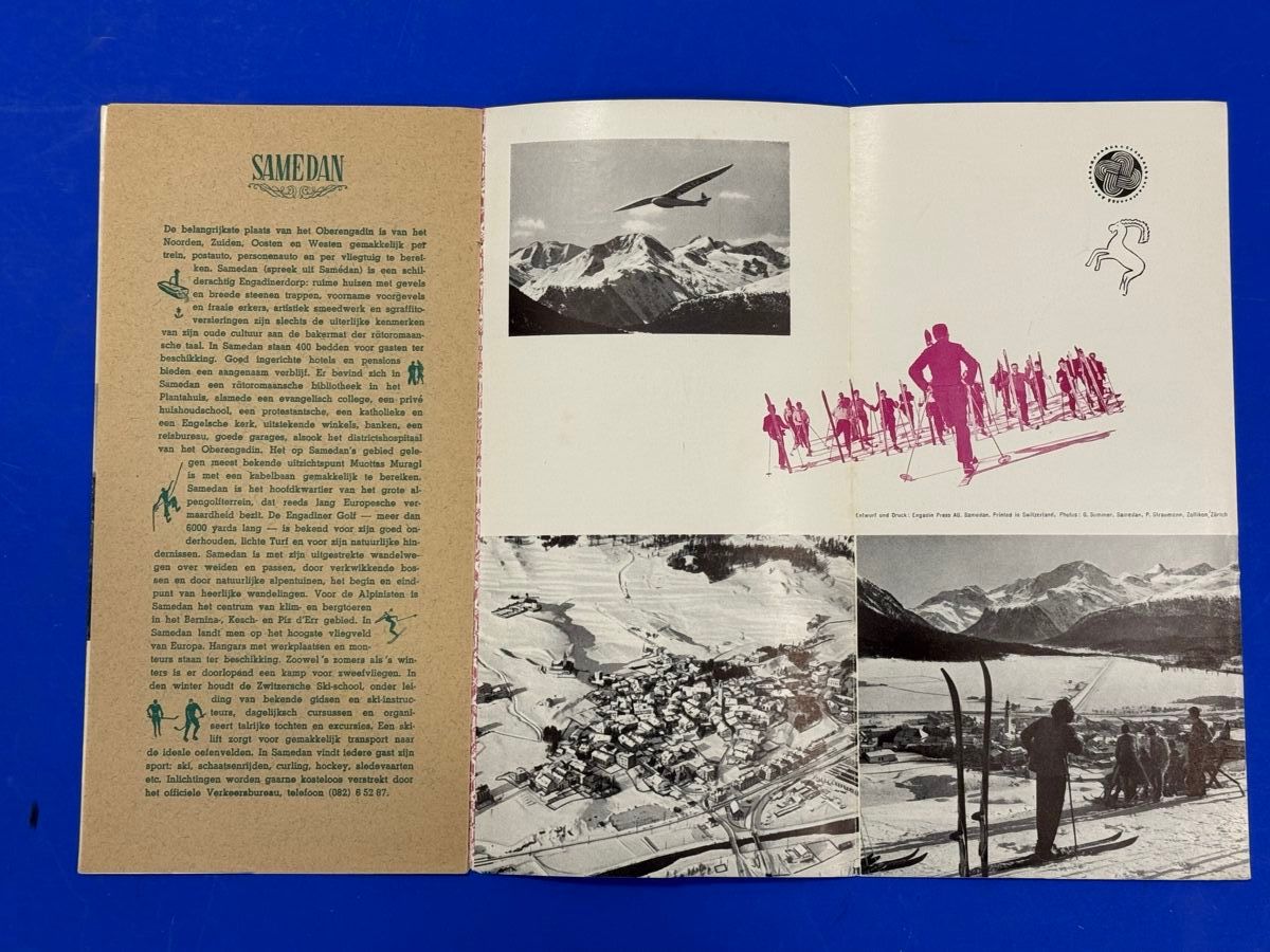 Bücher: Samedan Engadin Schweiz 1712 m. Prospekt ca 1940 – Gebraucht aus Adliswil von buch_und_kunst 2
