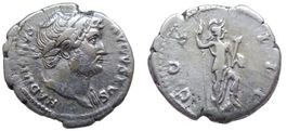 HADRIAN silver denarius (124-128 AD)