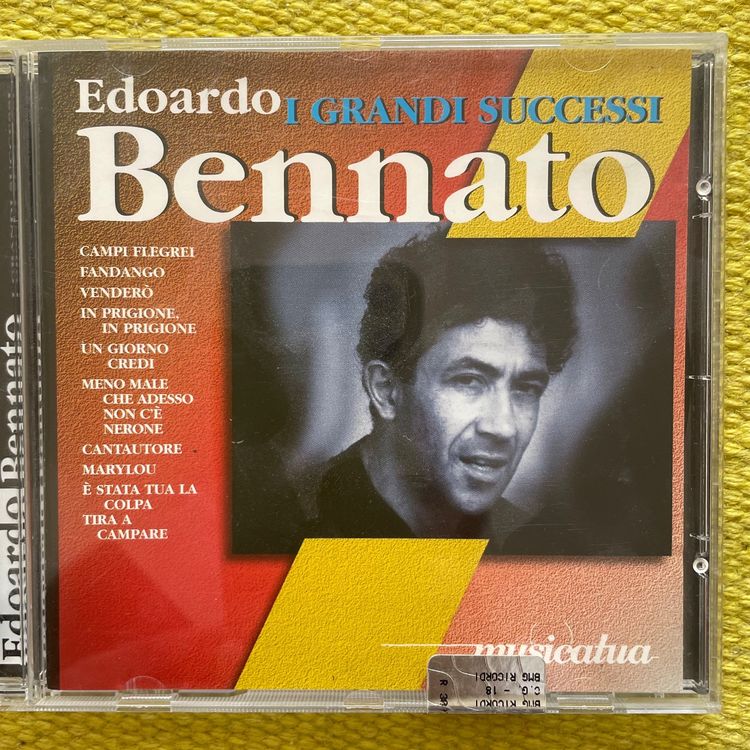 EDOARDO BENNATO I GRANDI SUCCESSI Gebraucht In Rorschacherberg F r 