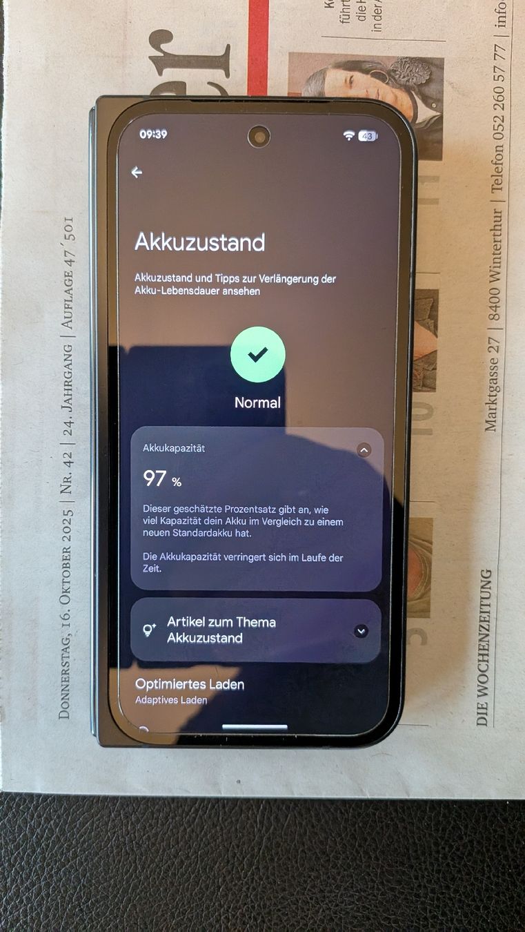 Google Telefoni cellulari / Smartphones: Google Pixel 9 Pro Fold 256GB – Usato da Winterthur venduto da MSC10 7