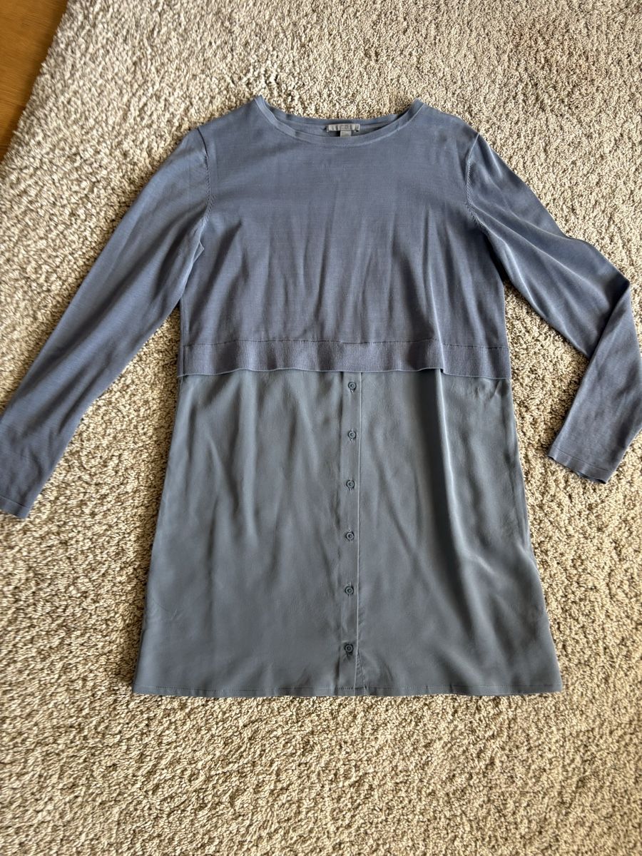 Cos Vestiti: Cos Tunika, Longbluse, hellblau, Gr. S (34/36) – Usato da Luzern venduto da esnimo66