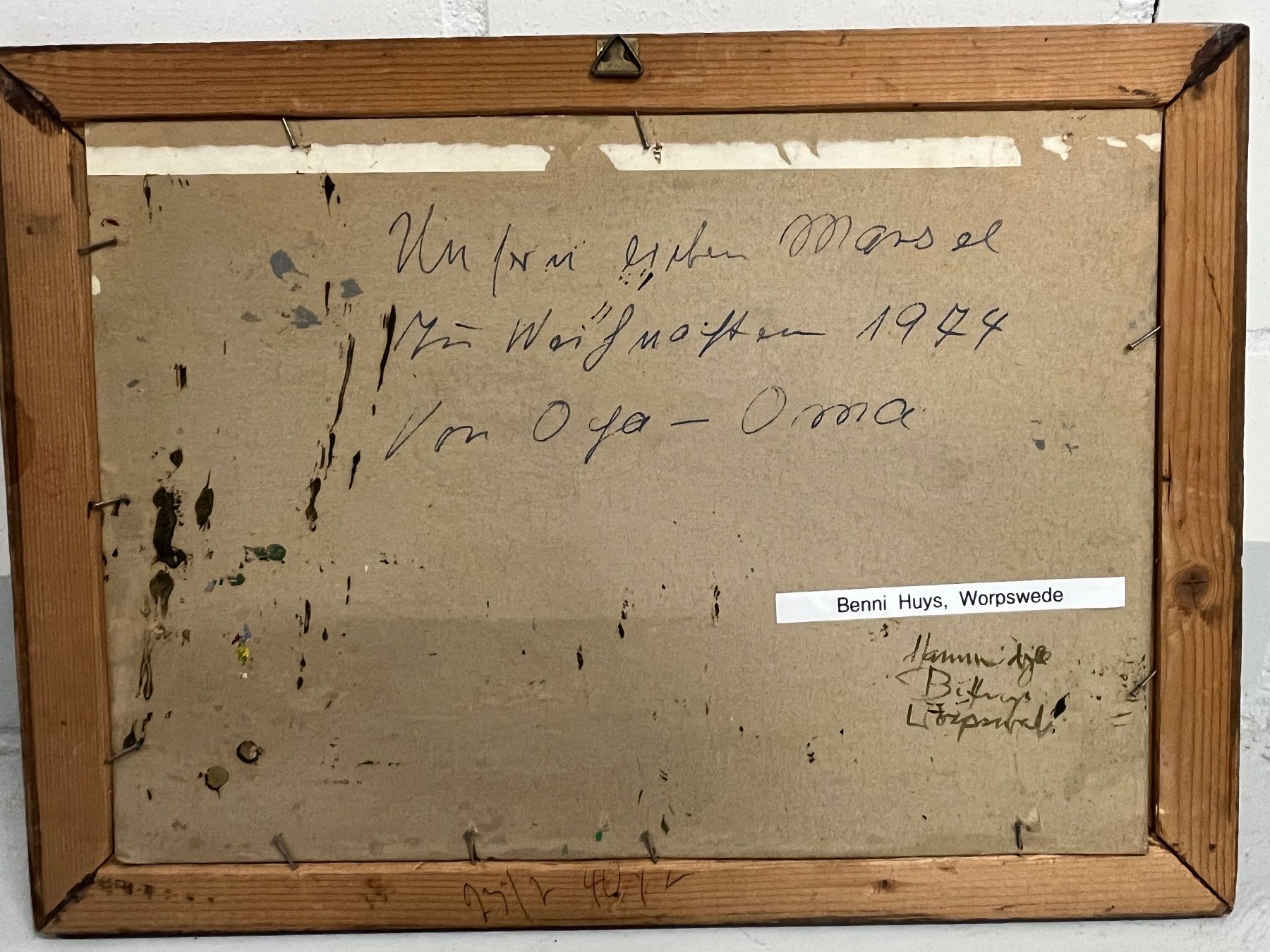Dipinti: BERNHARD HUYS - 1895 - 1974 ÖlGemälde – Usato da Basel venduto da Kaffee_und_Kunst 9