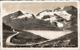Ansichtskarte Berninastrasse Lago Bianco Cambrenagletscher