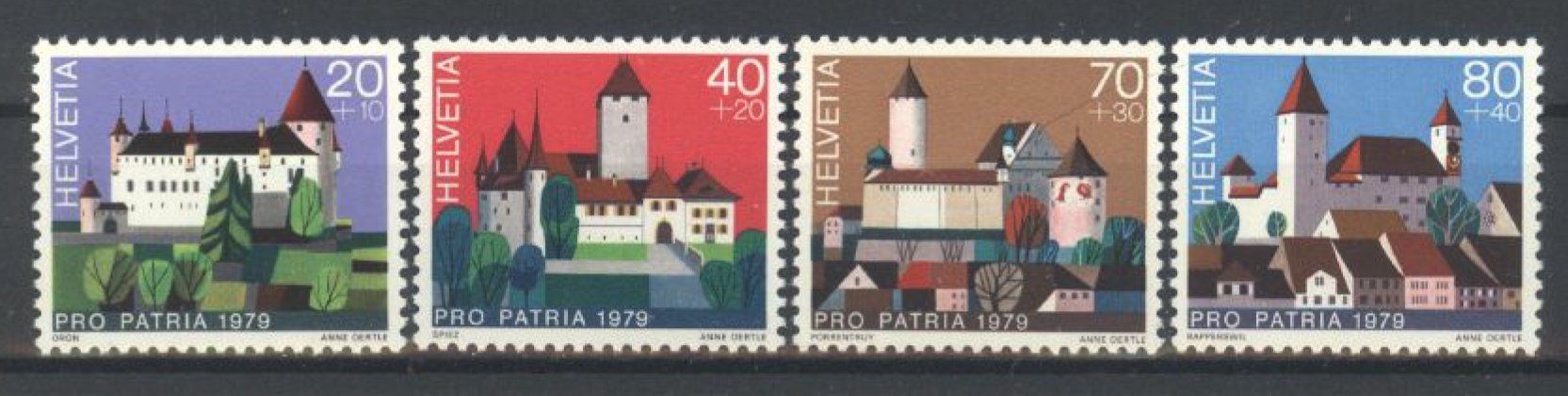 Tutti i francobolli: 1979, Pro Patria ** (1) – Usato da Willisau venduto da Vollstempel