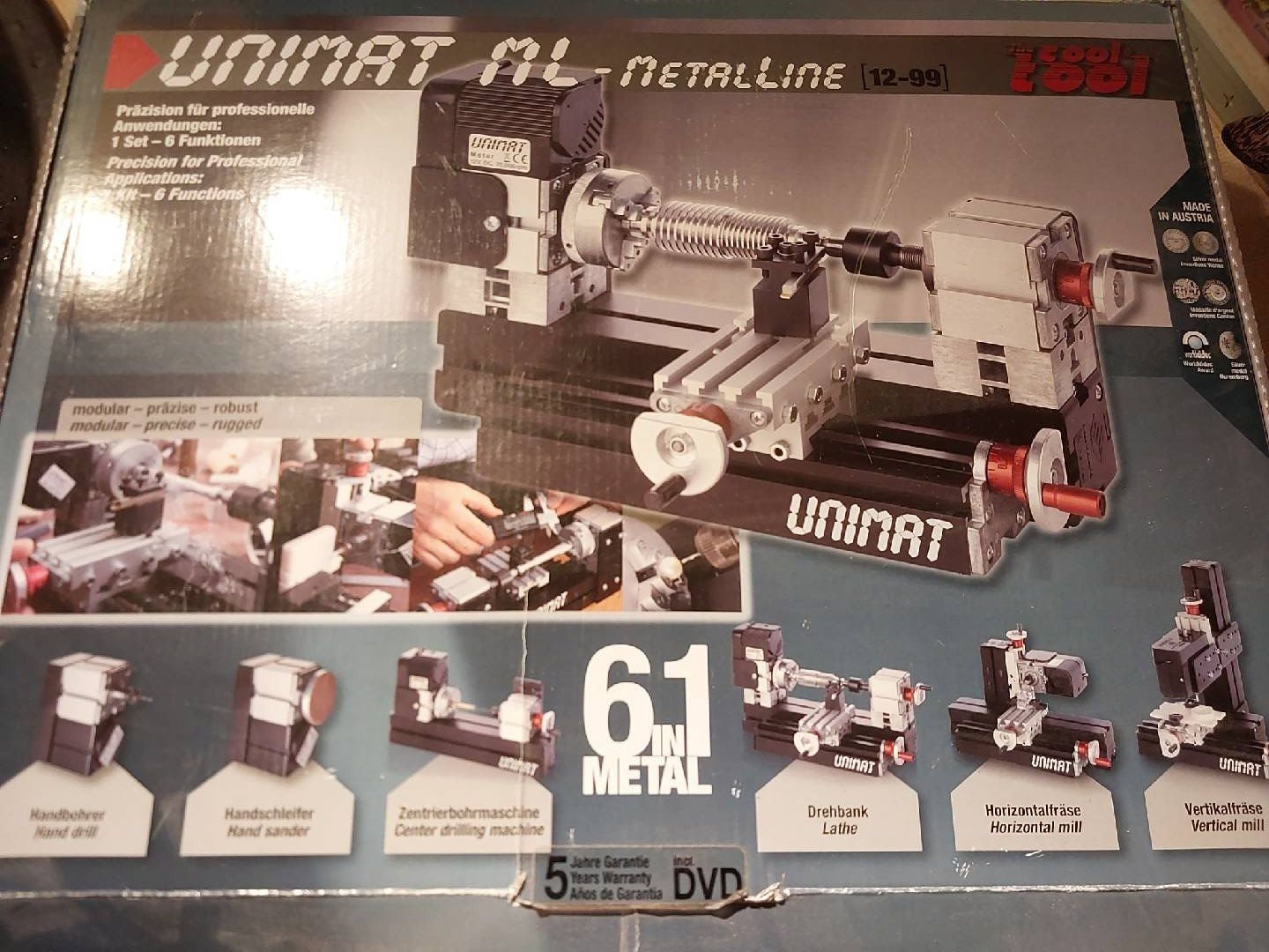 Tutte le macchine: Unimat ML 6 en 1 , machine-outil multifonction – Usato da Romainmôtier venduto da chipseb 2