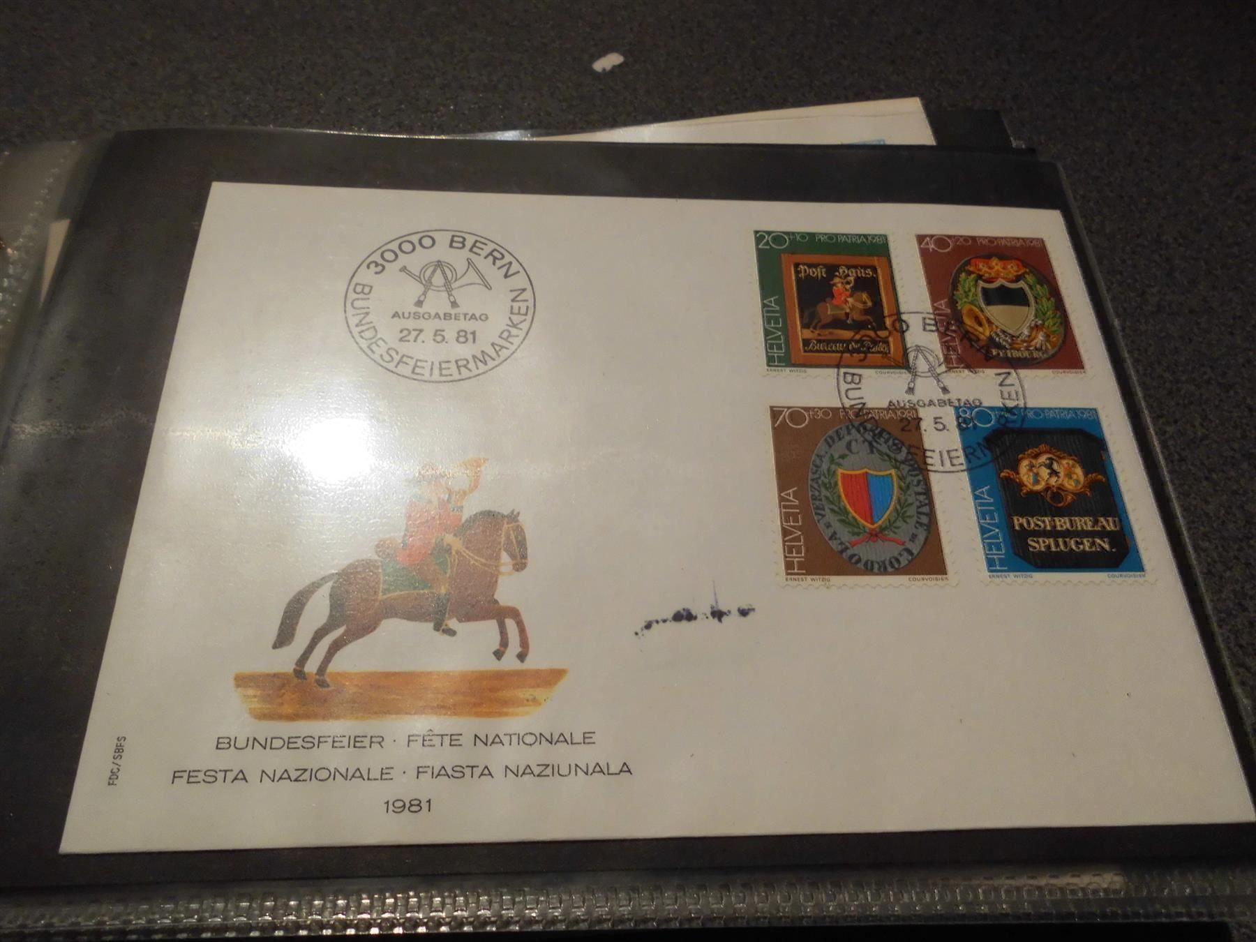 Tous les timbres: Briefmarke Bundesfeiermarken 27.05.81 – D'occasion à Zürich par abraxas1291