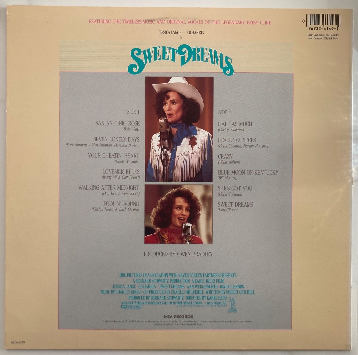 Dischi in vinile: MUSIQUE DE FILM / PATSY CLINE - SWEAT DREAMS – Usato da Poliez-Pittet venduto da Newtown-Records 1