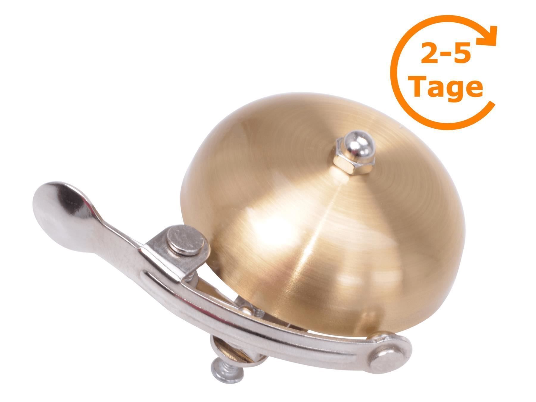 Pezzi di ricambio: Fahrradklingel, Retro Gold – Nuovo e nell'imballaggio originale da St. Gallen venduto da cointec