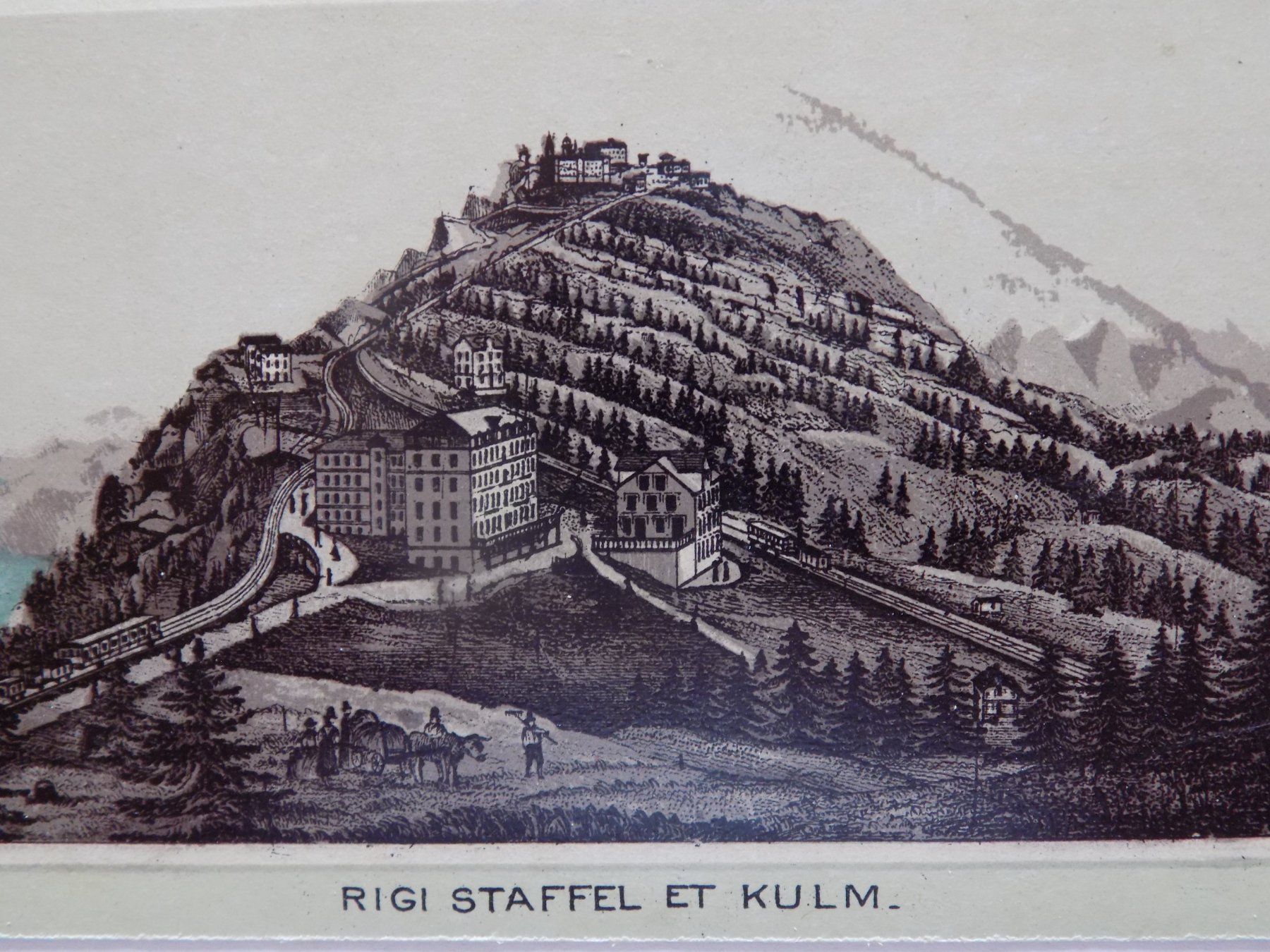 Incisioni: Rigi Staffel und Kulm – Usato da Risch venduto da Antikfee 3