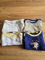 Lot de 4 bodys manches courtes taille 56/62🐵